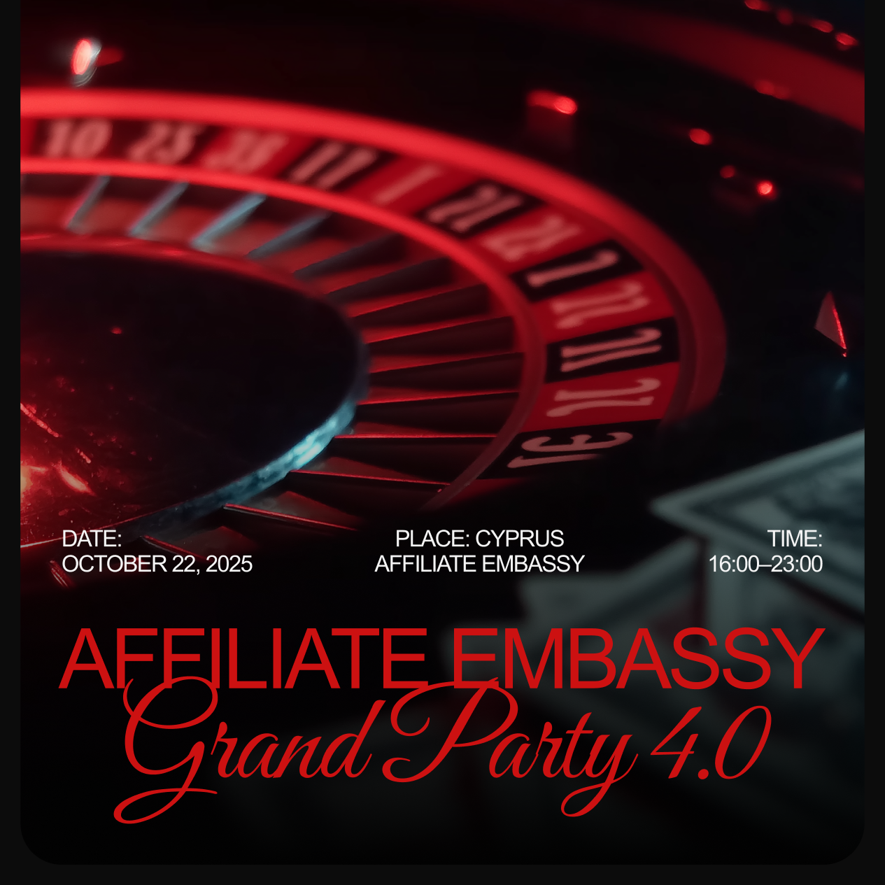 Affiliate Embassy Grand Party 4.0